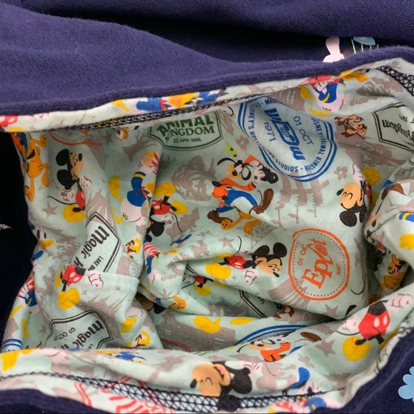 Girl’s Disney Full Zip Hooded Sweatshirt w/Patches - Picture 5 of 14